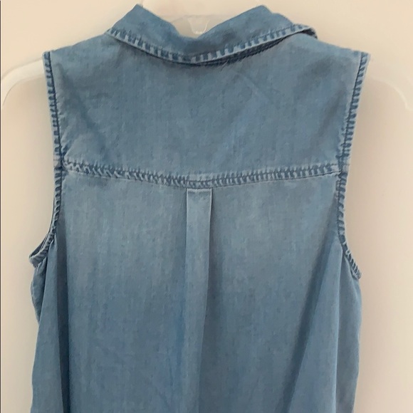 Chambray Shift Dress - Picture 3 of 5